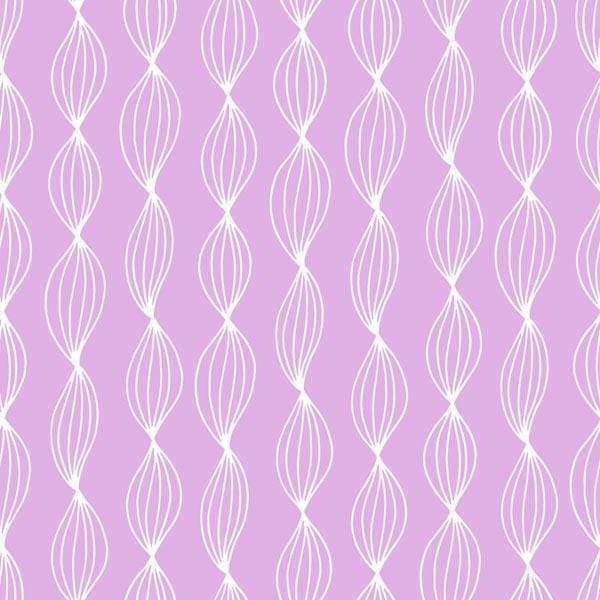 Seamless lavender and white teardrop pattern