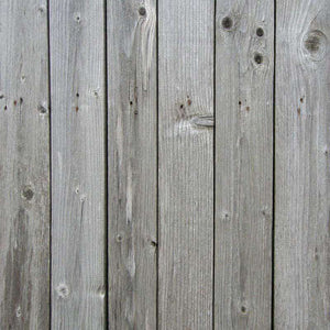 Weathered grey wooden planks with natural grain