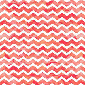 Watercolor red chevron pattern