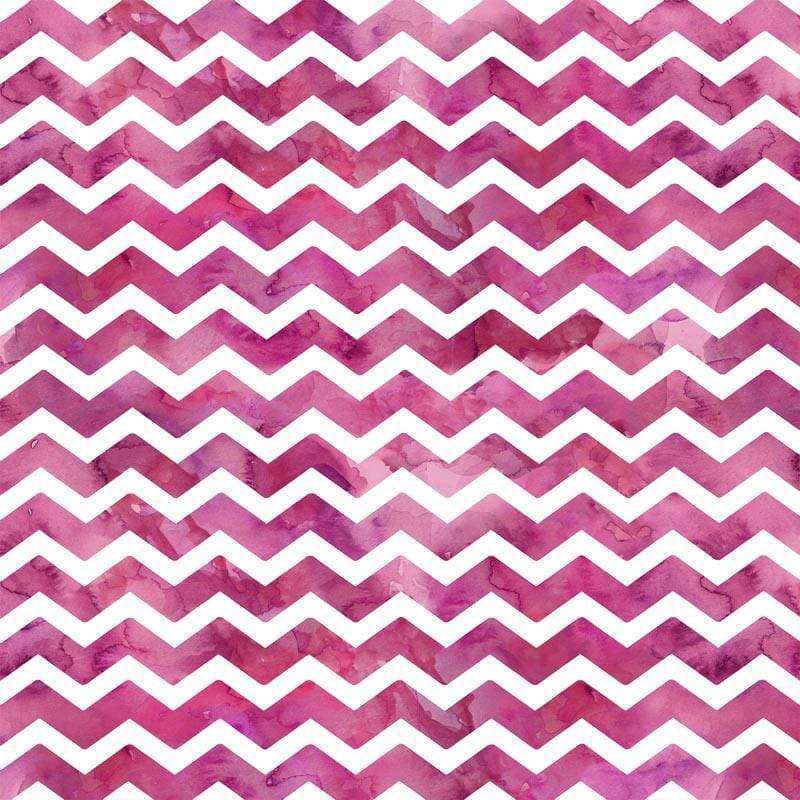 Watercolor pink chevron pattern