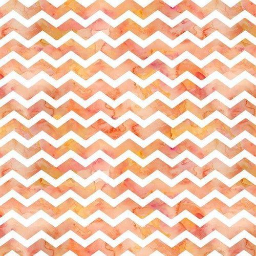 Abstract watercolor chevron pattern with warm hues