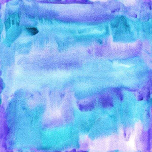 Abstract watercolor pattern in soft purple and blue hues
