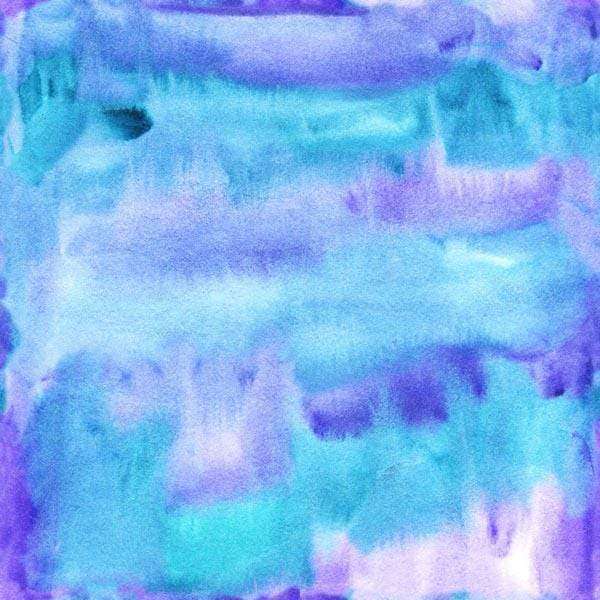 Abstract watercolor pattern in soft purple and blue hues