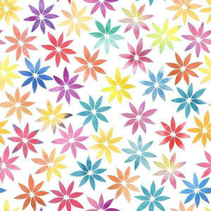 Colorful floral pattern design