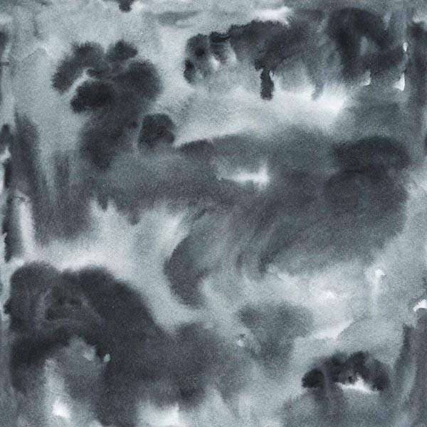 Abstract grayscale watercolor pattern