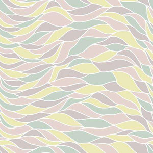 Abstract wavy pattern in pastel colors