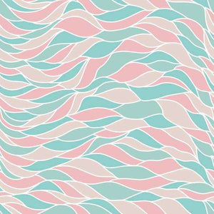 Abstract wave pattern in pastel colors