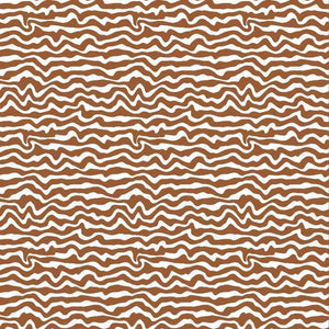 Seamless wavy pattern in earthy brown tones