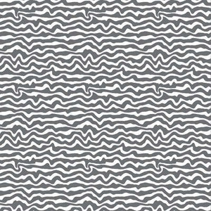 Seamless monochrome wavy pattern
