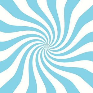 Swirling pattern in shades of aqua blue