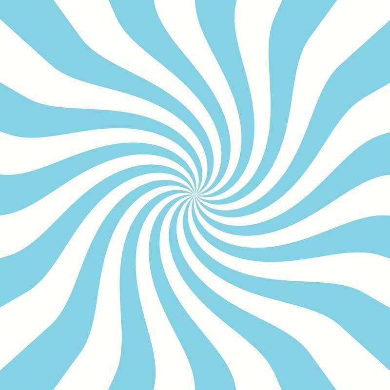 Swirling pattern in shades of aqua blue