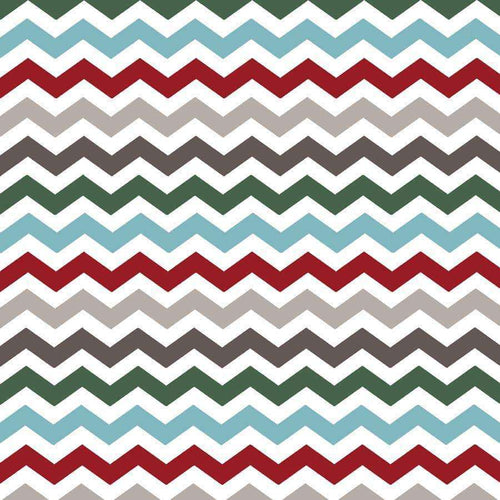 Chevron pattern with alternating colors