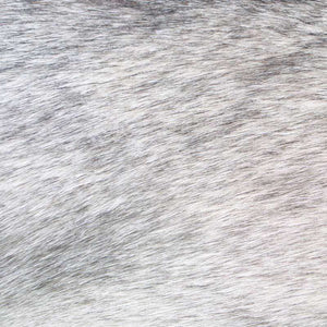 Soft white and gray faux fur pattern