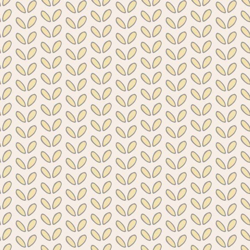Beige background with symmetric leaf-like pattern