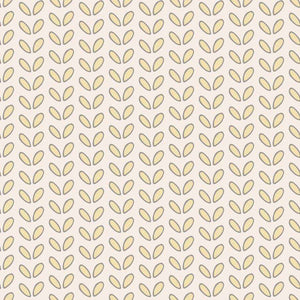 Beige background with symmetric leaf-like pattern