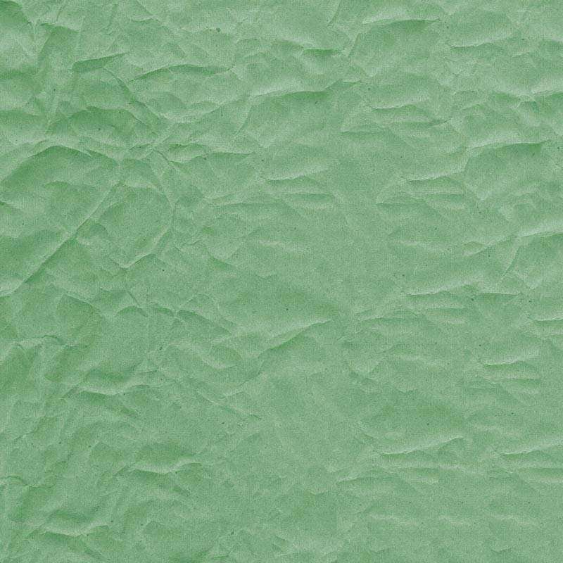 Green crinkled paper texture