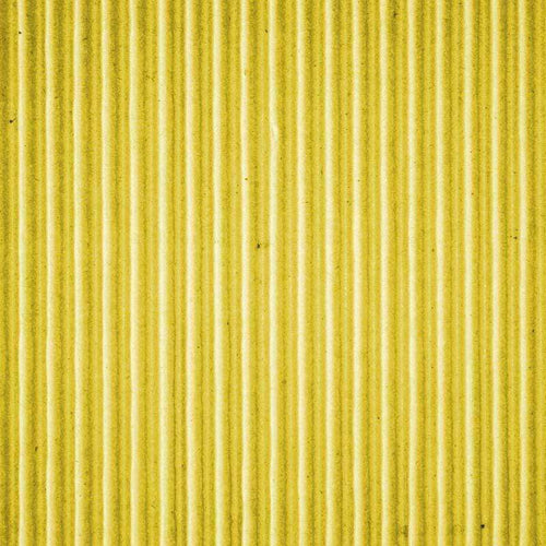 Textured yellow corrugated pattern suitable for crafting