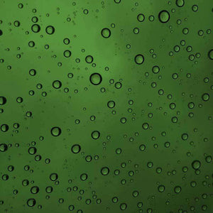 Green water droplets pattern