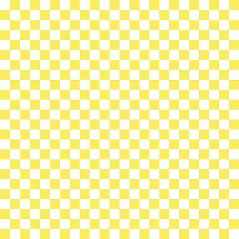 Yellow and white checkered pattern