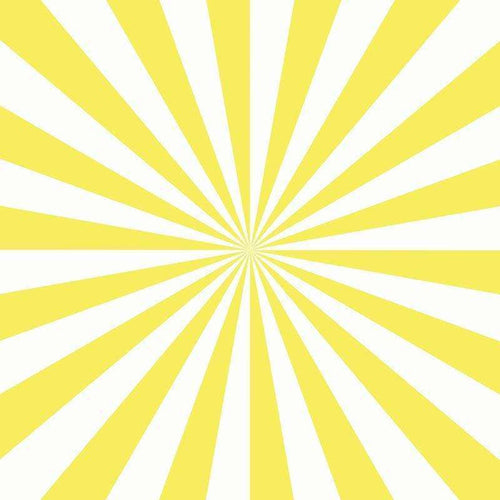 Radiating yellow and white sunburst pattern