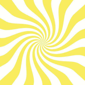 Abstract yellow and white spiral pattern
