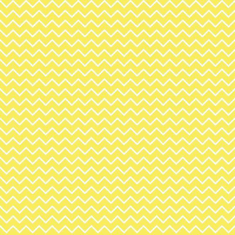 Cheerful yellow and white zigzag pattern
