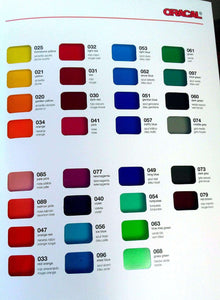 Crafter's Vinyl Supply More ORACAL® 8300 Colour Chart by Crafters Vinyl Supply