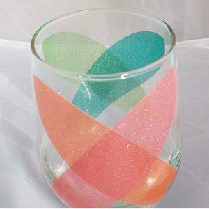 Styletech Transparent Glitter Rosy
