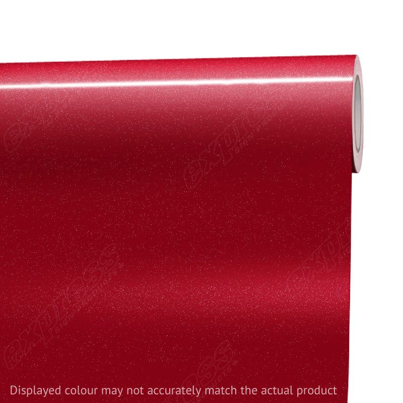 Styletech Transparent Glitter Red