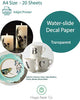 Waterslide Inkjet Decal Paper
